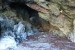 The so called Merlin Cave under Tintagel Castle