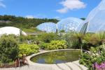 View of the geodesic biome domes at the Eden Project