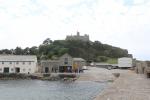 Small fishing harbor on the island of St Michael's Mount