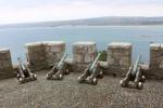 Kanonen zur Verteidigung von St. Michael's Mount und der Bucht