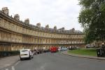 Circus (because of the circular shape of the square) with Georgian houses in Bath
