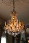 Chandelier in the baroque representation rooms of Waddesdon Manor House