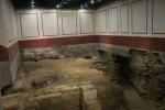 Remains of the warm room (Tepidarium) in the Roman bath