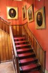 Stairs to the first floor of Hughenden Manor