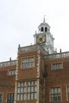 Clock tower above Hatfield House