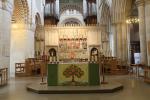 Main altar of St Albans Cathedral