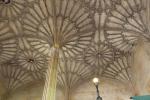 Tudor style ceiling in the entrance before the Great Hall of Christ Church College