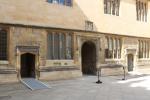 Entrance to Schola Moralis Philisophiae in the inner courtyard of Bodleian Library