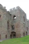 Ruined main buildings of Ludlow castle