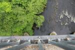 View down from the center of the Pontcysyllte Aqueduct
