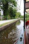 Horse drawn canal boat on Llangollen Canal