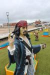 Jack Sparrow has lost his fingers and blade on Blackpool North Pier