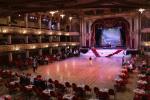 The Blackpool Tower Ballroom - the glitter and gold baroque ball room under the replica of the Eiffel Tower