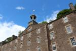 Bell tower above the living quarters for the workers and their families of New Lanark