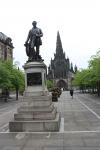 Statue of David Livingstone in front of Glasgow Cathedral