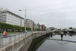 Walkway in Glasgow along the River Clyde