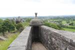 Blick von der Mauer über den Friedhof von Stirling