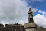 Statue in front of the main entrance of Stirling Castle