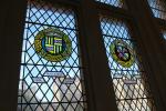 Stained windows in the Great Hall of Stirling Castle