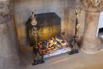 Fireplace in the royal apartments of Stirling Castle