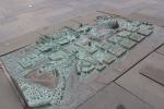 Model of the topological structure of Edinburgh and the castle hill