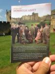 Small brochure explaining that Alnwick Castle was used for the 2014 Downtown Abbey Christmas Special