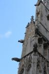 Details der gotischen Außenfassade des York Minster