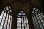 Large windows in the Chapter House of York Minster