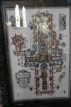 Alte Übersichtskarte mit den Altären und Kapellen im York Minster