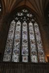 Large window in the Chapter House of York Minster