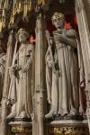 Statuen in der Chorschranke ("King's Screen") des York Minster