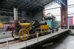 National Railway Museum (NRM): Reconstruction of Rocket, the first steam engine