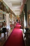 Picture gallery along a corridor of Chatsworth House