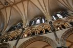 Gewölbe über dem St. Hugh's Chor der Kathedrale von Lincoln