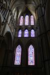 Windows in the transept of Lincoln Cathedral