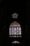 Stained glass window of Lincoln Cathedral