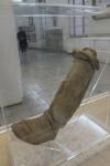 Dies einer der Füße des so genannten "Salzmanns" im Iranischen Nationalmuseum. Der Körper sowie die Bekleidung soll rund 1.700 Jahre alt sein.