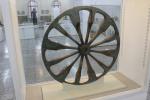 This is supposed to be the first wheel in the history of mankind. I am however not sure if the The National Museum of Iran can claim this.