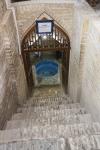 Yazd Water Museum: Underground access point to the Canat water distribution system below the house.