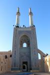 Jame Mosque of Yazd: Entrance to the mosque from the 12th century.