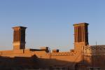 Wind towers in the old town of Yazd