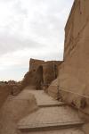 The mud-brick walls give Narin Qal'eh an almost amorphous look
