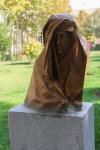 Statue in the park behind Ali Qapu Palace