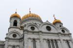 Die recht neue Christ-Erlöser-Kathedrale in Moskau