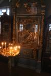 Ikone in der Mariä-Entschlafens-Kathedrale des Nowodewitschi-Klosters von Moskau