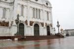 Die recht neue Christ-Erlöser-Kathedrale in Moskau