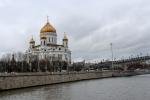 Christ-Erlöser-Kathedrale vom Moskwa Fluss aus gesehen
