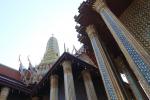 Außenfassade des Smaragd-Buddha Tempels (Wat Phra Kaeo)