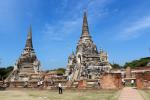 Two Chedis of Wat Phra Si Sanphet in Ayutthaya