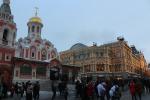 Kazan Cathedral and GUM department store on Red Square